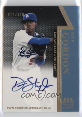 2011 Topps Tier One - On the Rise Autograph #OR-DG - Dee Gordon /999 [Poor to Fair]