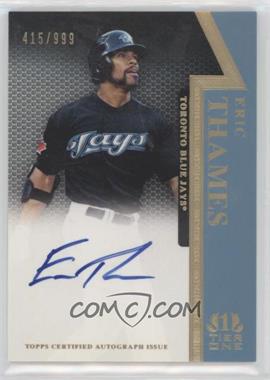 2011 Topps Tier One - On the Rise Autograph #OR-ET - Eric Thames /999 [EX to NM]