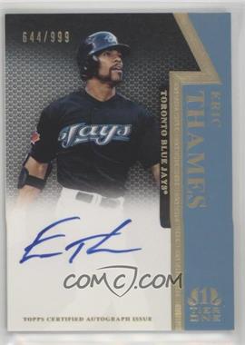 2011 Topps Tier One - On the Rise Autograph #OR-ET - Eric Thames /999