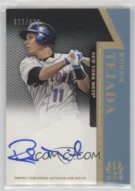 2011 Topps Tier One - On the Rise Autograph #OR-RT - Ruben Tejada /699