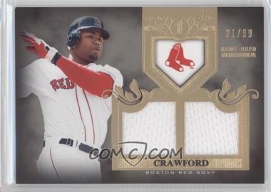 2011 Topps Tier One - Top Shelf Relics - Dual Relics #TSR 17 - Carl Crawford /99