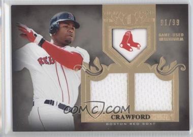 2011 Topps Tier One - Top Shelf Relics - Dual Relics #TSR 17 - Carl Crawford /99