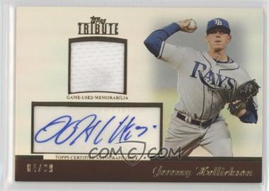 2011 Topps Tribute - Autograph Relic #TAR-JH.2 - Jeremy Hellickson /99