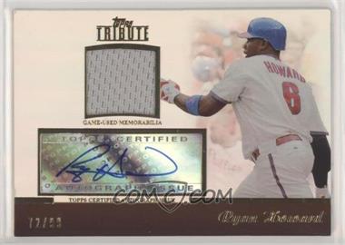 2011 Topps Tribute - Autograph Relic #TAR-RH2 - Ryan Howard /99 [EX to NM]