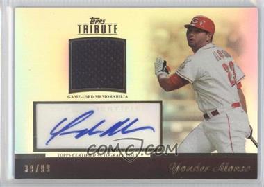 2011 Topps Tribute - Autograph Relic #TAR-YA2 - Yonder Alonso /99 [Noted]