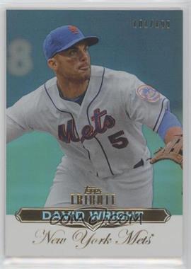2011 Topps Tribute - [Base] - Blue #7 - David Wright /199 [EX to NM]