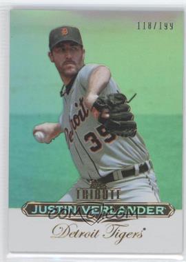 2011 Topps Tribute - [Base] - Blue #74 - Justin Verlander /199