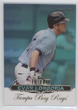 2011 Topps Tribute - [Base] - Blue #8 - Evan Longoria /199