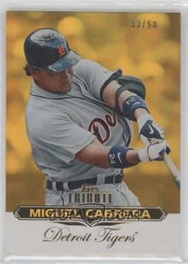 2011 Topps Tribute - [Base] - Gold #34 - Miguel Cabrera /50 [EX to NM]