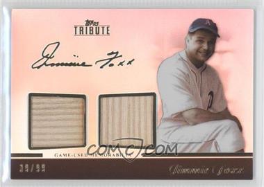 2011 Topps Tribute - Dual Relic #TDR-JF - Jimmie Foxx /99