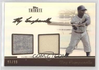 2011 Topps Tribute - Dual Relic #TDR-RC - Roy Campanella /99 [EX to NM]
