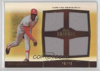 2011 Topps Tribute - Quad Relics - Gold #TQR-BG - Bob Gibson /20