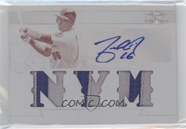 2011 Topps Triple Threads - Autograph Relic - White Whale Printing Plate Magenta #TTAR-89 - Angel Pagan /1