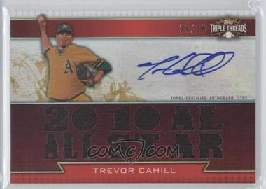 2011 Topps Triple Threads - Autograph Relic #TTAR-109 - Trevor Cahill /18