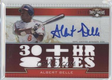 2011 Topps Triple Threads - Autograph Relic #TTAR-244 - Albert Belle /18