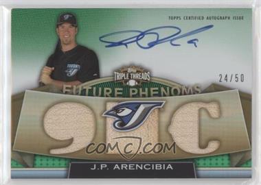 2011 Topps Triple Threads - [Base] - Emerald #140 - Future Phenoms - J.P. Arencibia /50