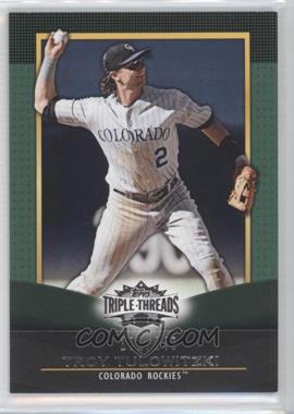 2011 Topps Triple Threads - [Base] - Emerald #37 - Troy Tulowitzki /240