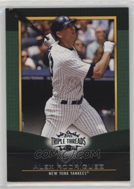 2011 Topps Triple Threads - [Base] - Emerald #95 - Alex Rodriguez /249