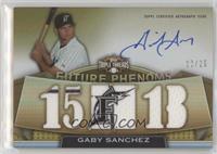 Future Phenoms - Gaby Sanchez #/25