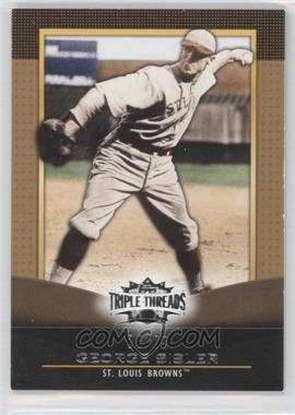 2011 Topps Triple Threads - [Base] - Gold #69 - George Sisler /99