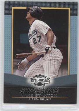 2011 Topps Triple Threads - [Base] - Sapphire #35 - Giancarlo Stanton /25