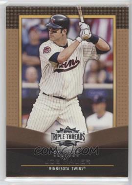 2011 Topps Triple Threads - [Base] - Sepia #53 - Joe Mauer /625