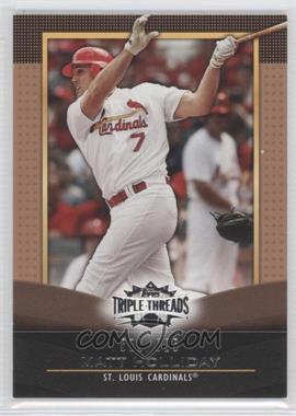 2011 Topps Triple Threads - [Base] - Sepia #81 - Matt Holliday /625