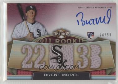 2011 Topps Triple Threads - [Base] #134 - Rookie - Brent Morel /99