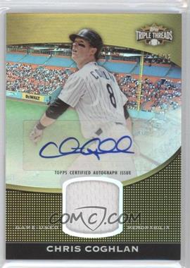 2011 Topps Triple Threads - Unity Autograph Relic - Gold #TTUAR-44 - Chris Coghlan /25