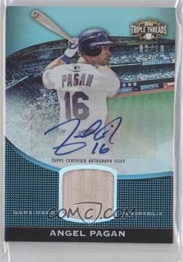 2011 Topps Triple Threads - Unity Autograph Relic - Sapphire #TTUAR-46 - Angel Pagan /10