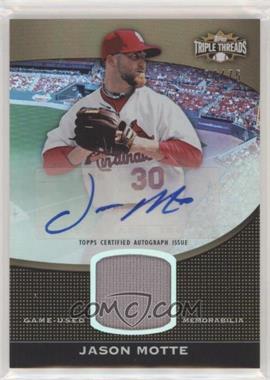 2011 Topps Triple Threads - Unity Autograph Relic - Sepia #TTUAR-16 - Jason Motte /75