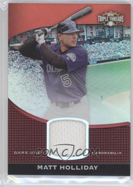 2011 Topps Triple Threads - Unity Relic #TTUSR-208 - Matt Holliday /36