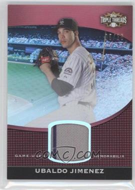 2011 Topps Triple Threads - Unity Relic #TTUSR-214 - Ubaldo Jimenez /36