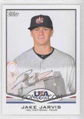 2011 Topps USA Baseball Team - Autographs - Gold Ink #USA-A31 - Jake Jarvis /25