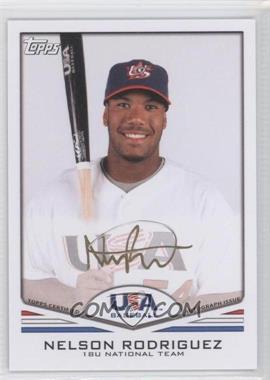 2011 Topps USA Baseball Team - Autographs - Gold Ink #USA-A61 - Nelson Rodriguez /25