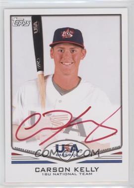 2011 Topps USA Baseball Team - Autographs - Red Ink #USA-A56 - Carson Kelly /99