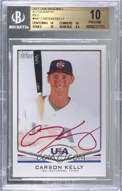 2011 Topps USA Baseball Team - Autographs - Red Ink #USA-A56 - Carson Kelly /99 [BGS 10 PRISTINE]