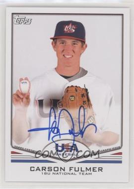 2011 Topps USA Baseball Team - Autographs #USA-A50 - Carson Fulmer