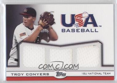 2011 Topps USA Baseball Team - Triple Relic #TR-TC - Troy Conyers /240