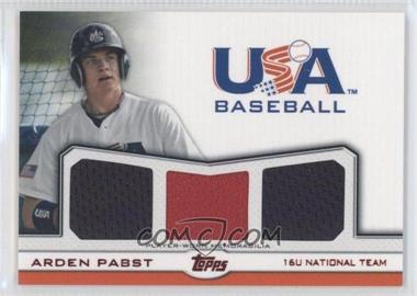 2011 Topps USA Baseball Team - Triple Relics - Red #TR-AP - Arden Pabst /25