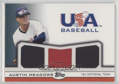 2011 Topps USA Baseball Team - Triple Relics #TR-AME - Austin Meadows /240