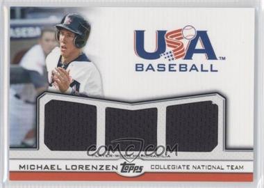 2011 Topps USA Baseball Team - Triple Relics #TR-ML - Michael Lorenzen /240