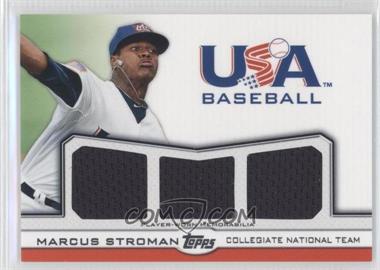 2011 Topps USA Baseball Team - Triple Relics #TR-MS - Marcus Stroman /240