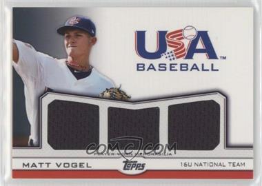 2011 Topps USA Baseball Team - Triple Relics #TR-MV - Matt Vogel /240