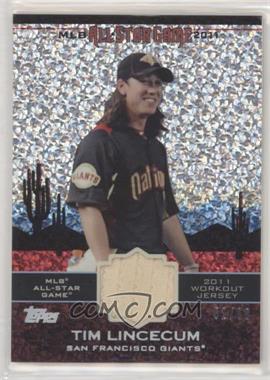 2011 Topps Update Series - All-Star Stitches Relics - Platinum #AS-10 - Tim Lincecum /60