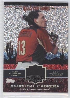 2011 Topps Update Series - All-Star Stitches Relics - Platinum #AS-22 - Asdrubal Cabrera /60