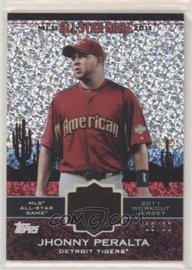 2011 Topps Update Series - All-Star Stitches Relics - Platinum #AS-30 - Jhonny Peralta /60