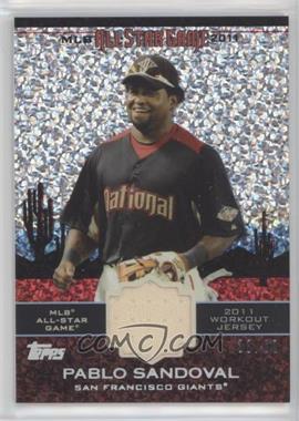 2011 Topps Update Series - All-Star Stitches Relics - Platinum #AS-38 - Pablo Sandoval /60