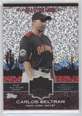 2011 Topps Update Series - All-Star Stitches Relics - Platinum #AS-50 - Carlos Beltran /60