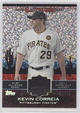 2011 Topps Update Series - All-Star Stitches Relics - Platinum #AS-61 - Kevin Correia /60